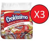 Kit 3 pcts Amendoim Crokissimo s/ pele Santa Helena 36x24g - 864g