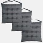 Kit 3 Peças Futton 40x40cm Macio Diversas Cores Futon Para Cadeiras Pallets Almofadas Decorações 