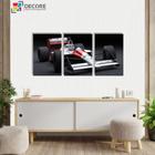 Kit 3 Peças Mdf Quadros Decorativos Corrida Formula 1