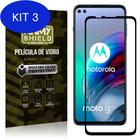 Kit 3 Película Vidro Moto G100 5G Blindada Para Tela 6,7