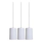 Kit 3 Pendentes Taschibra Dot Metal E27 40W Canopla