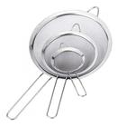 Kit 3 Peneiras Aço Inox Utensílio Cozinha Coador Tam P M G