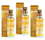 Kit 3 Perfume Feminino Alen Amakha Paris Bolsa Bolso