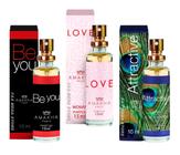 Kit 3 Perfume Feminino Amakha Paris Be You Love Attractive