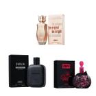 Kit 3 Perfumes Importados I-scent Be Beautiful Dublin Ebon 100ml