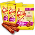 Kit 3 Petisco Bifinho Keldog Criadores Sabor Mix de Cereais e Maçã para Cães 500g - Kelco