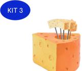 Kit 3 Petisqueira Palitos Garfinhos para Petisco Formato