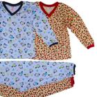 Kit 3 Pijama Juvenil Masculino Conjunto De Dormir Menino 6 8 Anos