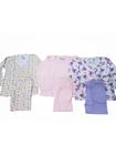 Kit 3 pijamas comprido menina 100% algodão atacado