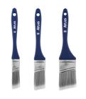 Kit 3 pincel trincha angular recorte plumatek profissional 340 atlas