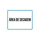 Kit 3 Placas Ambiente - Área De Secagem