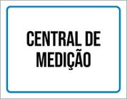 Kit 3 Placas Ambiente Sinalização Setor Central De Medição