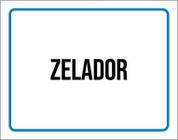 Kit 3 Placas Ambiente Sinalização Setor Zelador