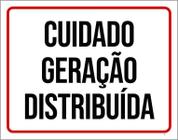 Kit 3 Placas - Cuidado Geração Distribuida