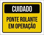 Kit 3 Placas Cuidado Ponto Rolante Operação 36X46