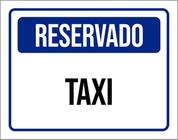 Kit 3 Placas De Reservado Taxi 36X46