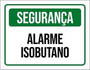 Kit 3 Placas De Segurança Alarme Isobutano 36X46