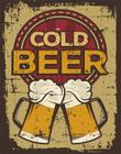 Kit 3 Placas Decorativa - Cold Beer Cerveja Modelo 2 Pints