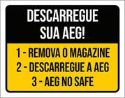 Kit 3 Placas Descarregue Sua Aeg