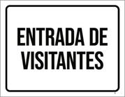 Kit 3 Placas Entrada Visitantes Setor 36X46