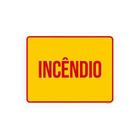 Kit 3 Placas Indicativa Ambiente Incêndio