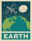 Kit 3 Placas Planeta Earth 36X46