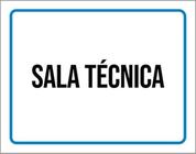 Kit 3 Placas Setor ul Sala Técnica 36X46