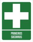 Kit 3 Placas Setor Verde Primeiros Socorros 36X46