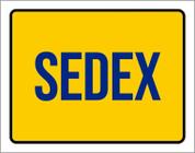 Kit 3 Placas Sinalização Sedex