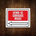 Kit 3 Placas - Vende-Se Sobrados Novos Esquerda