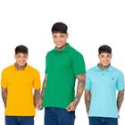 Kit 3 Polos Masculinas Estilo Único e Qualidade Garantida Veja