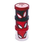 Kit 3 Potes Lancheira Crianças Homem Aranha