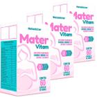 Kit 3 Potes Mater Vitam Suplemento Alimentar Vitaminas e Minerais Gestante Lactantes Mamãe Natunectar 180 Capsulas