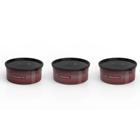 Kit 3 Potes Para Churrasco Vinagrete Farofa Sal Grosso