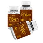 Kit 3 Potes Pólen Suplemento proteinas e mineirais Natural Imuno 100% Puro Abelha Natunectar 180 Capsulas - Natunéctar