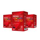 Kit 3 Primafish Omega 3 + Vitaminas 60 Capsulas Maxinutri