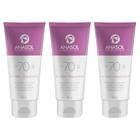 Kit 3 Protetor Solar Facial Fps 70 60g - Anasol