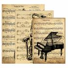 Kit 3 Quadro Decorativo Musica Clássica Retro Piano Violino