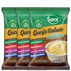 Kit 3 Queijo Vegetal Ralado Sora Sabor Parmesão 50g