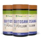 Kit 3 Quitosana com Psyllium 120 cápsulas Prime Ervas