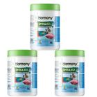 Kit 3 Rações Spirulina Para Peixes Harmony Fish E 30g