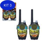 Kit 3 Radio Walkie Talkie Infantil Força em Ação Art Brink