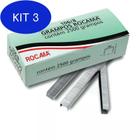 Kit 3 Refil Grampos Tapeceiro Grampeador Madeira Mdf 8 Mm Sofá