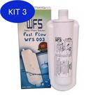 Kit 3 Refil Purificador Fast Flow Wfs para Latina 3 Estágios