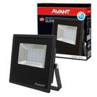 KIT 3 Refletor Led 50w Avant IP65 Slim50 Branco Frio 6500k