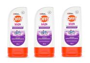 Kit 3 Repelente De Insetos Off Kids Infantil Loção 200ml