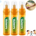 Kit 3 Repelente Infantil Spray Icaridina Dengue Proteção 10hs