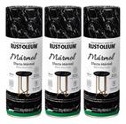 Kit 3 Rust Oleum Spray Efeito Mármore Diversas Superfícies
