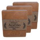 Kit 3 Sabonete de Açafrão e Argila Branca 100g cada