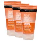 Kit 3 Sabonetes Facial Neutrogena Deep Clean Gel Grapefruit 150g